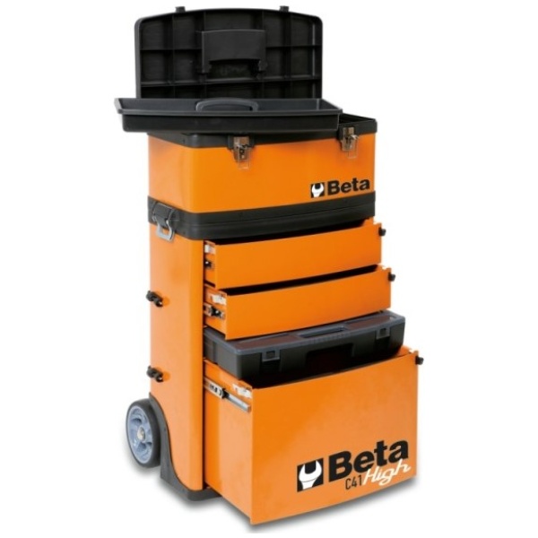 Trolley porta-herramientas con 3 módulos apilables C41H - Imagen 2